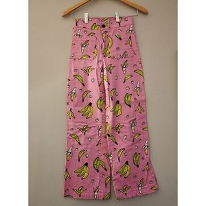 Nooworks pink banana pants xs